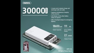 Power Bank REMAX RPP 112 30000mAh [upl. by Carnahan215]