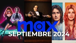 MAX Estrenos SEPTIEMBRE 2024 [upl. by Milewski]