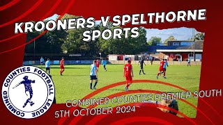 Match Highlights  Camberley Town v Spelthorne Sports  CCL Premier Division South  5th Oct 2024 [upl. by Manus320]