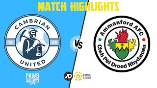 Cambrian United vs Ammanford 2425 [upl. by Dottie370]