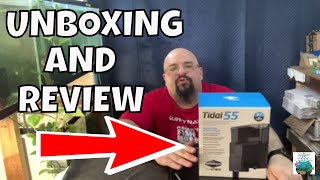 Seachem Tidal 55 Unboxing and Review The Best Hang on Back Filter [upl. by Berkshire]