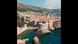 View of Dubrovnik Old Town from Fort Lovrijenac dubrovnik [upl. by Obmar]