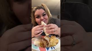 Whats up Everybody🥰 foryoupage Foodie Mukbang GottaHaveDatCrunch fajitas GetTheFirstBite [upl. by Adnelg]