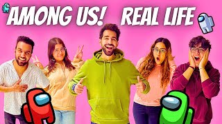 AMONG US IN REAL LIFE WITH MY FRIENDS  Rimorav Vlogs [upl. by Atenahs]