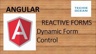 ANGULAR 15  CREATE DYNAMIC CONTROLS IN REACTIVE FORMS [upl. by Ecnarrot]