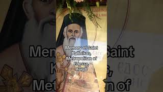 St Kallinikos Metropolitan of Edessa Commemorated 8 August [upl. by Daughtry]