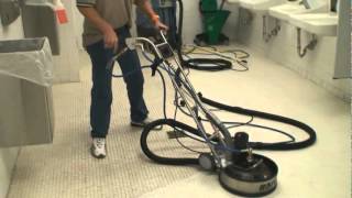 Rotovac 360i Tile and Grout Cleaning [upl. by Atteuqnas]