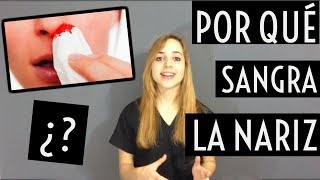 ¿POR QUÉ SANGRA LA NARIZ epistaxis  Mentes Médicas [upl. by Valeria]