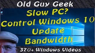 Slow PC Limit Update Bandwidth  Windows 10 Fall 2017 Creators Update [upl. by Einniw307]