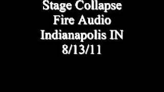 Stage Collapse State Fire Indianapolis IN [upl. by Ainavi]