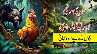 The golden Hen and Greedy Fox  Animated Movie  Moral Story [upl. by Gwendolin]