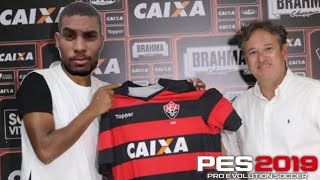 ASSINEI COM O VITÓRIA RUMO AO ESTRELATO PES 2019 PS2 [upl. by Emmerie187]