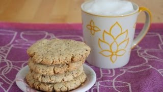 Rezept Dinkel Haselnuss Kekse mit Stevia  Haselnuss Cookies ohne Zucker [upl. by Nasus]