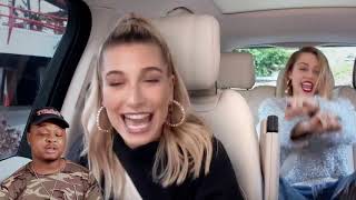 Kendall Jenner amp Hailey Bieber Carpool Karaoke ft MILEY CYRUS  ImDeeTiller REACTION [upl. by Nekciv409]