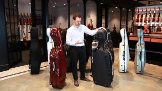 Cello Case Comparison  Bam Gewa Hiscox Kreisler amp SSC [upl. by Moth]