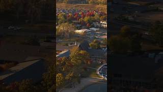 The West End Is The Best End 💯🍂🍁 TheHamptonsOfTheMidWest DroneShot LeafPeeping FallVibes [upl. by Nnanaej]