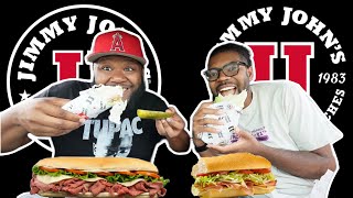 JIMMY JOHNS ITALIAN SUB SANDWICH MUKBANG  FLAVASBYDAMEDASH [upl. by Akena]