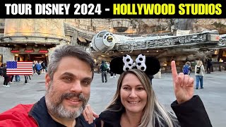 TOUR na DISNEY no MÊS de JANEIRO 2024 LOTAÇÃO CLIMA e ATRAÇÕES no HOLLYWOOD STUDIOS [upl. by Costanzia]