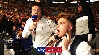 Joe Weller Behzinga amp Gibs LIVE reaction to KSI v Logan Paul result announcement [upl. by Htyderem]