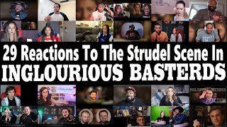 29 Reactions To The quotInglourious Basterdsquot Strudel Scene 🍽️ [upl. by Standing968]