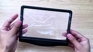 3X LED Page Magnifying Sheet1720 ｜ Etay magnifier [upl. by Allehcim]