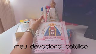 Meu diário espiritual  DEVOCIONAL CATÓLICO 2022 e como fiz o de 2021 [upl. by Lhary87]