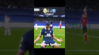 Mbappe vs Benzema scoresshortfeed trending football footballlovers mbappe benzemaforyou [upl. by Alexa]