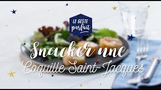 Geste de cuisine  snacker des Noix de St Jacques [upl. by Lorou164]