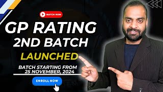 GP Rating 2nd Batch Launched Enroll Now  SMVDM Academy [upl. by Yetah151]