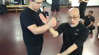 Ving Tsun  Wooden Dummy Training with Sifu Cliff Au Yeung in Toronto Canada [upl. by Egdamlat]