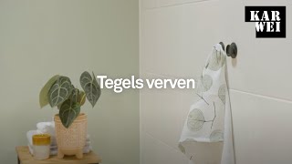 KARWEI  Tegels verven [upl. by Rellek]