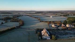 Aerial View of Scenic Irish Countryside [upl. by Annehsat]