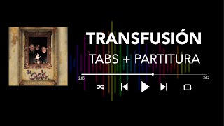 La Castañeda  Transfusión Bass Cover Tabs  Partitura  Acordes [upl. by Clyde668]