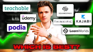 7 BEST Online Course Platforms in 2024 Kajabi vs Teachable vs Thinkific vs Podia [upl. by Lleon]