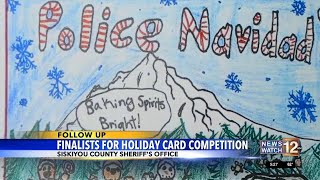 Siskiyou County Sheriffs Office unveils finalists in holiday card competition [upl. by Brenden]