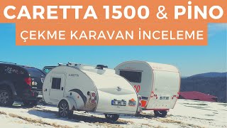 Caretta 1500 Karavan vs Pino Pi2010⎪750 Kg Altı Çekme Karavan Karşılaştırma [upl. by Oeram323]