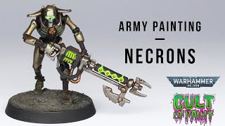 How to paint Necrons Szarekhan Dynasty from INDOMITUS 9th Edition Warhammer 40k [upl. by Elacim]