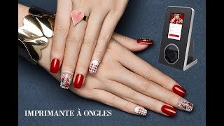 Imprimante à ongles connectée  NAIL PRINTER X 12 [upl. by Esinrahs]