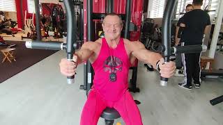 BODYBUILDING VENTURELLI MASSIMO ALLENAMENTO PETTORALI OVER 60 [upl. by Retepnhoj510]