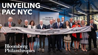 Perelman Performing Arts Center PAC NYC Opens in Lower Manhattan  Mike Bloomberg [upl. by Leler]