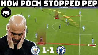 Guardiola amp Pochettinos Tactical Battle  Tactical Analysis  Manchester City 11 Chelsea [upl. by Maclaine516]