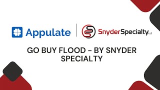 Go Buy Flood By Snyder Specialty [upl. by Latini]