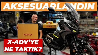 Honda XADV 750 Aksesuar Doldurmaca Neler Taktık [upl. by Plank]