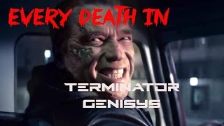 EVERY DEATH IN 28 Terminator Genisys 2015 [upl. by Falda]