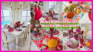 Nueva Decoración🇲🇽 Noche Mexicana Decora tu Comedor Viva México [upl. by Kcirrad]