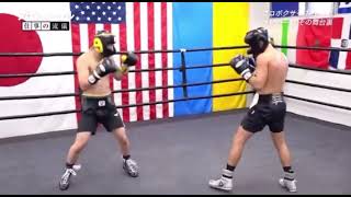 Naoya Inoue Sparring vs SuperBantamweight Azat Hovhannisyan  井上尚弥  ボクシング [upl. by Nylednarb]