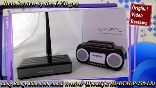 HomeSpot Long Range Bluetooth Audio Receiver Review [upl. by Adriaens]