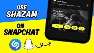 How to Use SHAZAM on Snapchat 2024 [upl. by Netnilc]