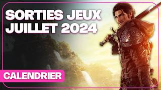 Toutes les SORTIES JEUX VIDEO JUILLET 2024 [upl. by Nagaem]