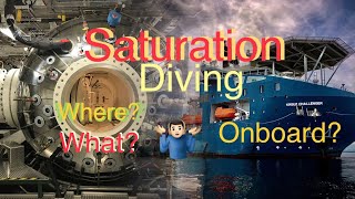 Saturation Diving Chambers on Diving Support Vessel DSV Challenger  Brunei offshore [upl. by Eecyal855]